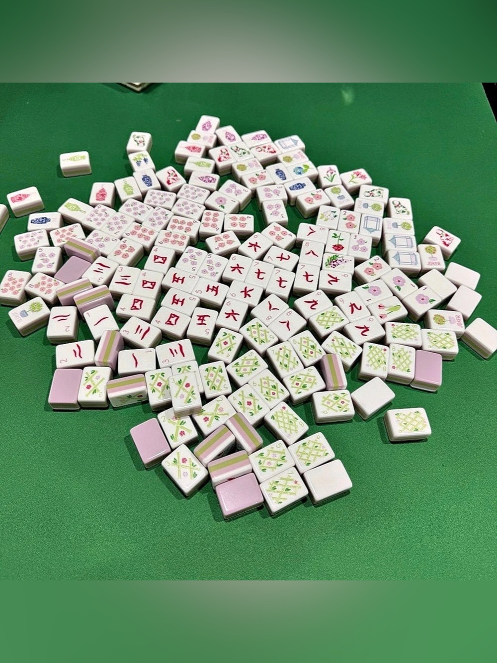 4-Layer American Mahjong Tile Set